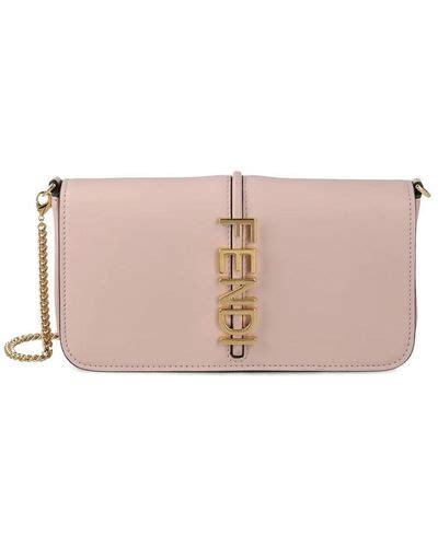 fendi pink clutch|Fendi evening clutch.